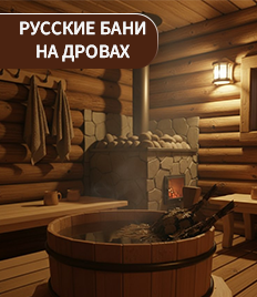 Комплекс «Русские бани на дровах» на ул. Панфиловцев со скидкой 50%