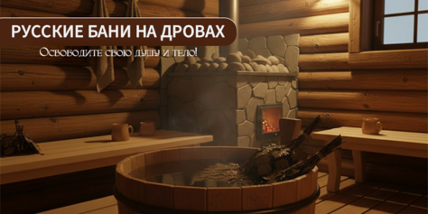 Комплекс «Русские бани на дровах» на ул. Панфиловцев со скидкой 50%